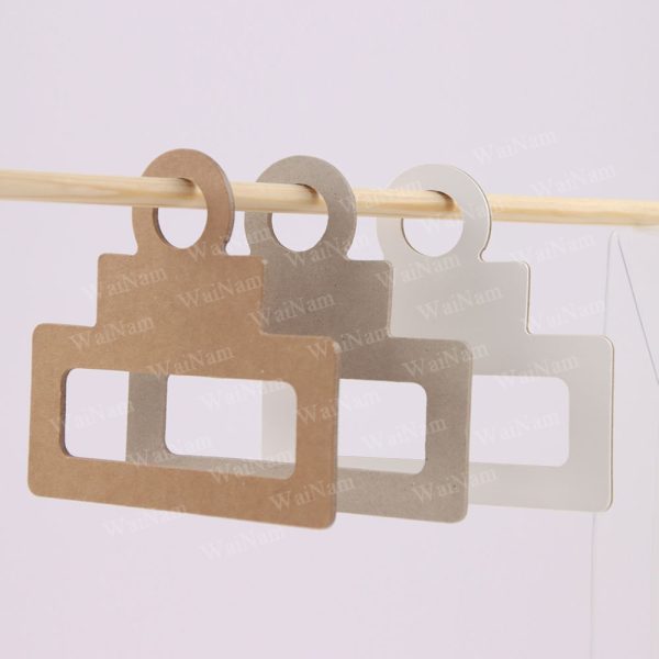 Recycled Scarf Paper Hooks